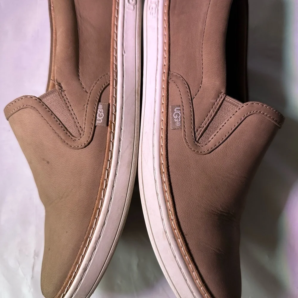 UGG Men's Brown Slip-On Loafers